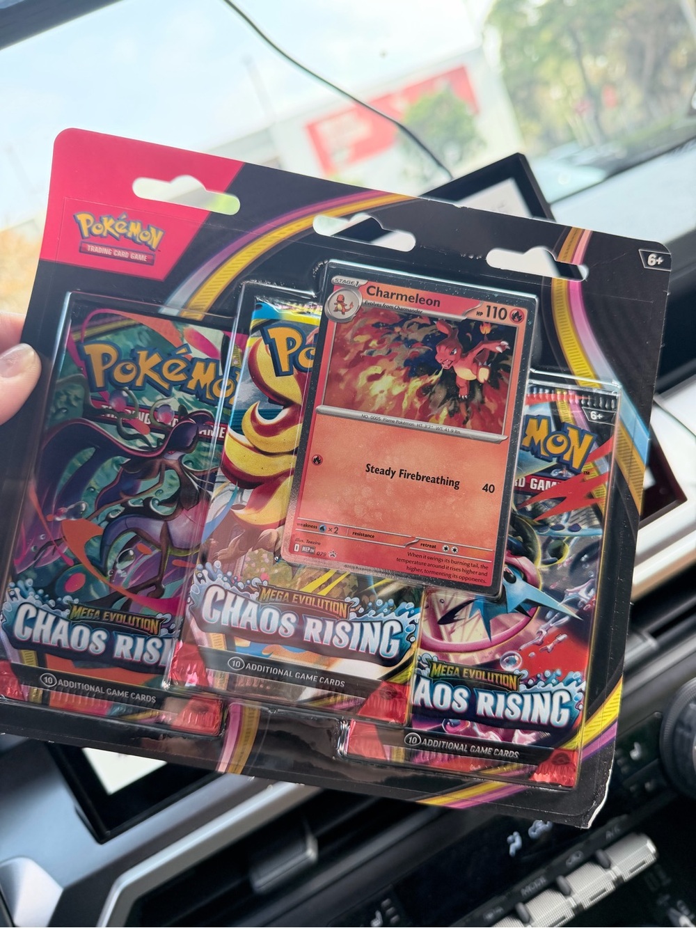 Pokémon Chaos Rising Mega Evolution Booster Box Pack with Charmeleon Promo